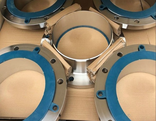 ASME B16.5 S32750 두 부분으로 된 용접후란지 ASTM UNS32760 8 " Sch40s 슈퍼 듀플렉스 스테인리스강 관 이음쇠