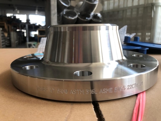 용접 목 듀플렉스 스테인리스강 플랜지 A182 GR.F51 ASME B16.5 클래스 150#