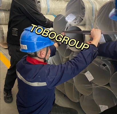 두 부분으로 된 스테인리스강관 3 &quot; SCH80 UNS S31803 ASME B36.10