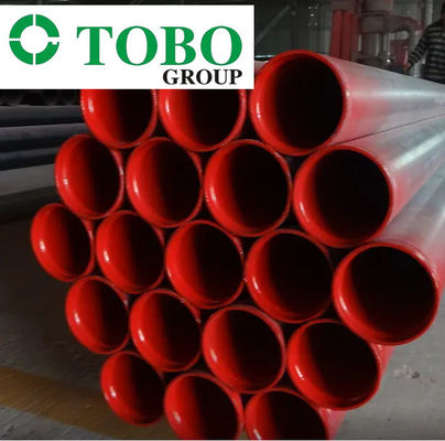 API5L X52 PSL1 6 인치 SCH40 플라스틱 코팅 철강 파이프 DIN 30678