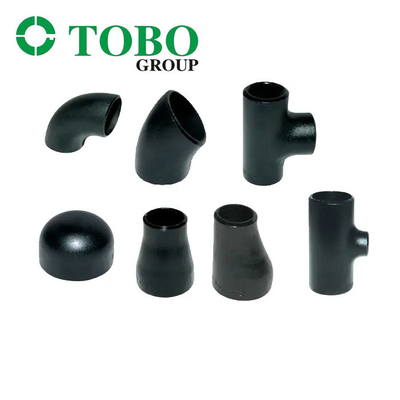 뜨거운 살레 탄소강 ASME / ANSI B16.28 맞대기 용접 관 이음쇠 45 각도 엘보 SR 짧은 반경