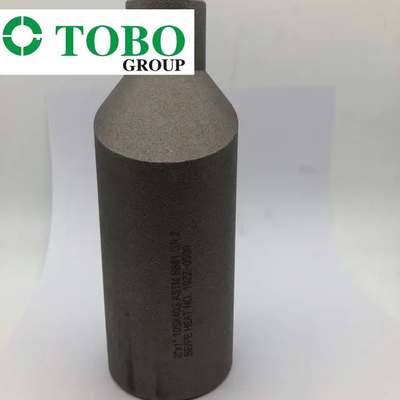 안출된 관 이음쇠 티타늄 합금 철 ASTM B861 GR2 2 Ｘ 1 SCH10S Ｘ SCH40S 티탄 합금 스웨이지 젖꼭지