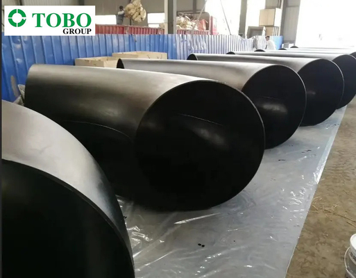 맞대기 단접 맞춤 ASTM A234 WP91 합금 강 이음새가 없는 90 급 긴 반경 배관 엘보