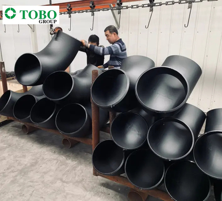 맞대기 단접 맞춤 ASTM A234 WP91 합금 강 이음새가 없는 90 급 긴 반경 배관 엘보