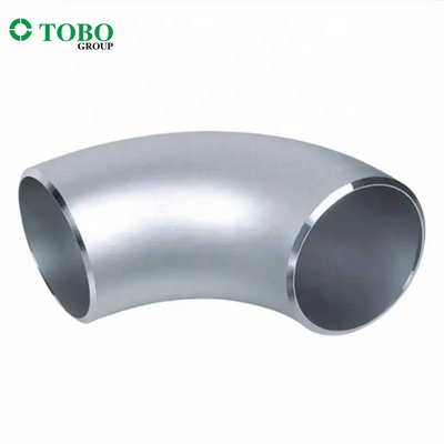 엉덩이는 팔꿈치 90D L/R SCHSTD ANSI B16.9 ASTM A234 WPB PIPEFITTING을 용접했습니다