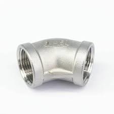 ASME B16.9 스레드 팔꿈치 LR/SR 사용자 정의 각도 탄소 강철 스테인리스 강철 NPS1/2&quot;-60&quot; 빠른 배달 낮은 MOQ