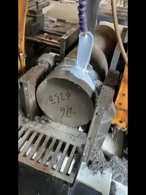ASTM JIS DIN 강철 합금 둥근 막 은색과 황색 색상 패릿으로 열로 굴린