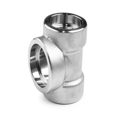 ASME/ANSI 탄소 강철 스테인리스 강철 고압 수준 소켓 용접 티 산업 등급 커스터마이징 크기 파이프 피팅