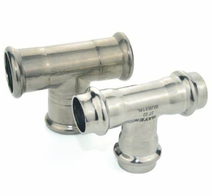 금속 스테인리스 스틸 고품질 B366 WPNIC11 니켈 합금 감소 티 3"X6" STD ASME B16.9
