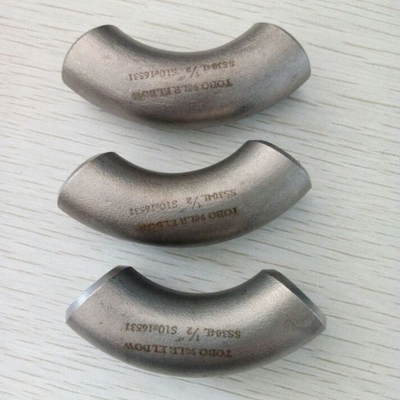 10 " STD 90 도 ASTM A420 WPL3 낮은 합금강관과 맞춤을 엘보우로 미세요