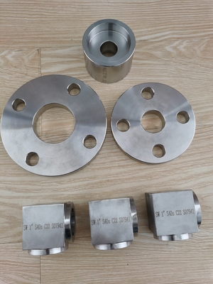 ASTM B564 UNS N06022 불순물 C22 2 " 150#가 평평하게 향하여서 편평면 관 플랜지는 플랜지 JIS를 밟고 미끄러져 넘어집니다