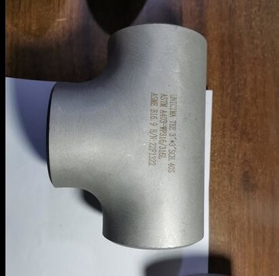 스트레이트 t자  8 * 8 SCH-40S ASTM A403-WP316/316L ASME B16.9를 용접하는 이음새가 없는 엉덩이