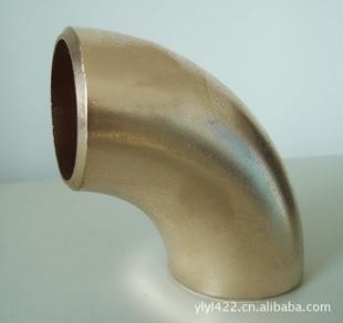 관 이음쇠는 니켈 강 팔꿈치 90D 짧은 반경 굴곡 C70600 ASME B16.9를 구리도금합니다