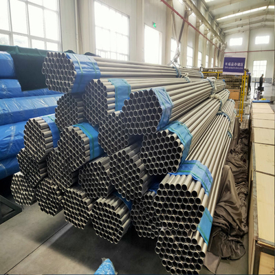 ASTM B338 3.5 인치 4는 GR1 GR2 GR5 GR7 GR9 TA1 이탄탈륨 TA7 TA9 이음새가 없는 티탄 합금 배출 파이프관으로 조금씩 움직입니다