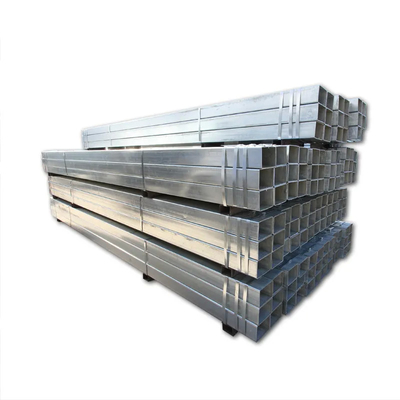 40x40mm은 뜨겁게 직류 전기로 자극된 둥근 사각 강관 4x4 인치당 직류 전기로 자극된 각 강 파이프 GI 강관을 담갔습니다