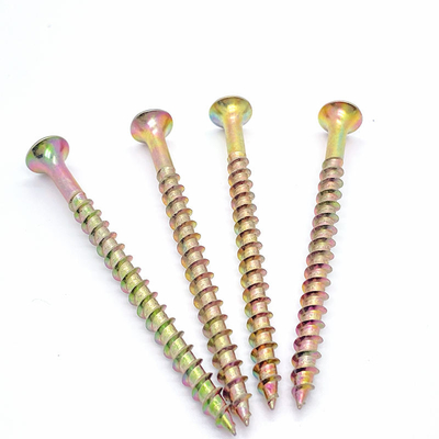 스크루 / 목재는 고급 품질 나무 열처리 팬 아연 도금된 판지 스크루를 비틉니다