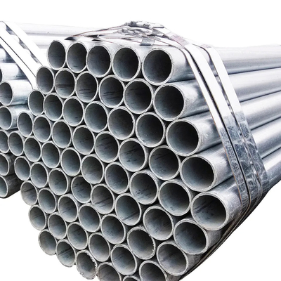 뜨거운 침지된 백철관 ASTM A106 SCH 40 전기 저항 용접법 GI 이음새가 없는 환강 구조용 관