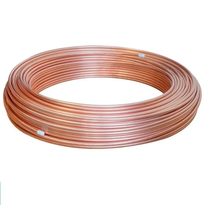 이음새가 없는 철 코일 관 1/4 3/8 1/2 인치 10m 냉동 동판 강관 ASTM C11000