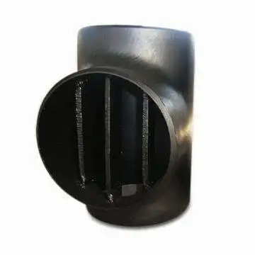 고품질 니켈 합금 막대 같은 티 ASME B16.9 4 인치 SCH20 블랙 페인팅