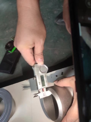 티타늄 합금 파이프 ASTM B861 Gr.2 OD 3인치 Sch80s 길이 1067mm 매듭 없는 파이프