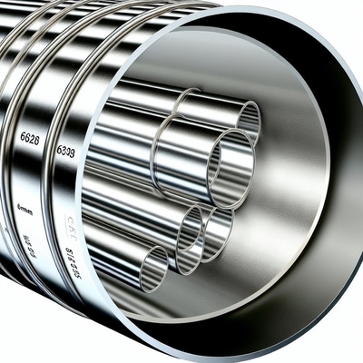 6mm-630mm 외 지름의 아우스테니트 스테인리스 스틸 파이프, ASTM A312 표준 및 앙일링 처리