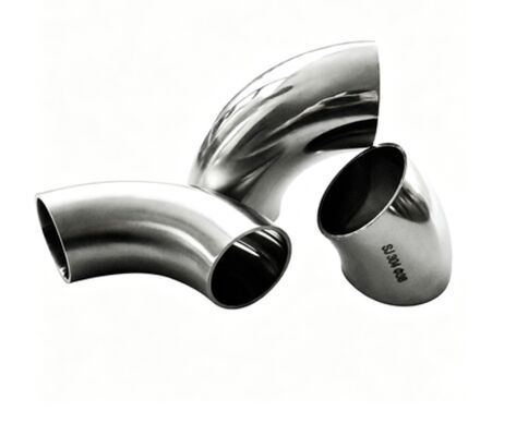 폴리싱 304 스테인리스 스틸 엘보, 배관용 90도 맞대기 용접 피팅