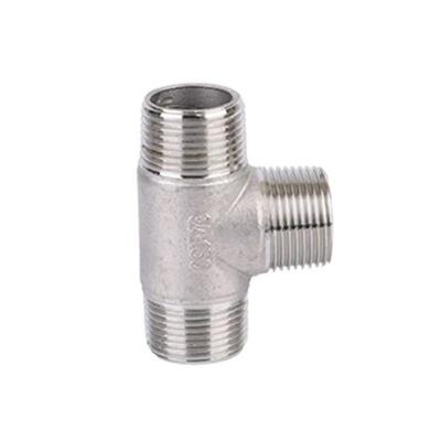 High-quality ASME B16.9/ASTM A403 WP316 304 SS Stainless Steel Thread Equal Diameter Tee