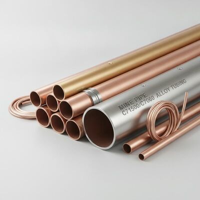 産業用途向け、カスタマイズされた肉厚で耐久性・耐食性に優れた銅ニッケル管およびチューブ