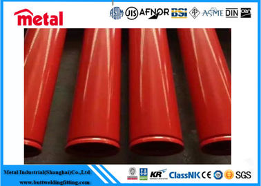ASTM A106는 강관 급료 B 이음새가 없는 OD를 4 인치 크기 3PE 물자 입혔습니다