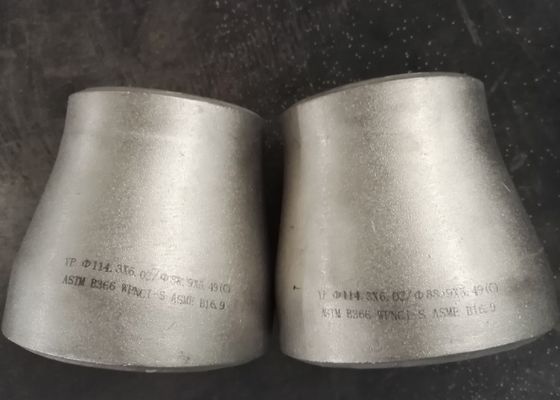 SCH40 ASTM B366 WPNCI 이음매 없는 맞대기 용접 동심 감속기
