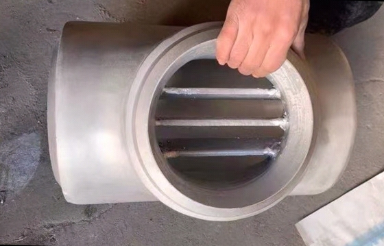 ASTM B16.9 A403 WP316L 6 X 4 Sch40 스테인리스강관 빗장걸린 Tee