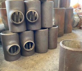 ASME / ANSI B16.9 맞대기 용접 빗장걸린 Tee  OD 4 Ｘ 4 Sch40 ASTM / UNS N02200