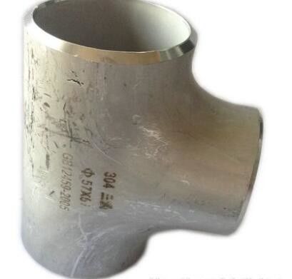 스테인리스강관은 Tee Ansi / Asme B16.9 Ss 304/304l/316/316l을 감소시키는 튜브 피팅 쓰리 웨이 Tee를 피팅을 합니다