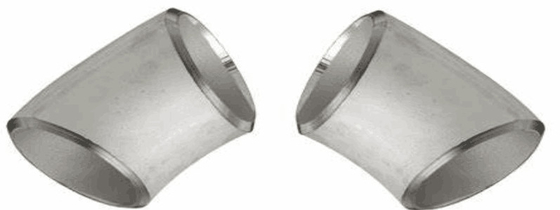 팔꿈치 ASTM / UNS N08800을 용접하는 45 급 엉덩이에 적합하는 L/R 8 