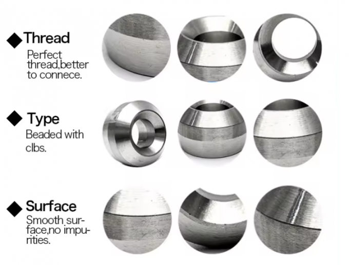 에 대한 최신 회사 뉴스 오스텐이틱 스테인리스 스틸 317L MSS SP-97 소콜 / 웰도렛 / 스레도렛 소켓 웰드 피팅  3