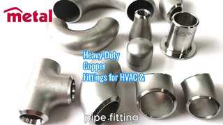 HVAC 및 산업용으로 사용되는 견고한 구리 피팅