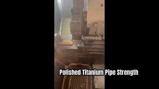 원활한 티타늄 파이프 GR5 광택 마감