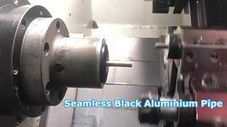 원활한 검정색 알루미늄 파이프 고정밀
